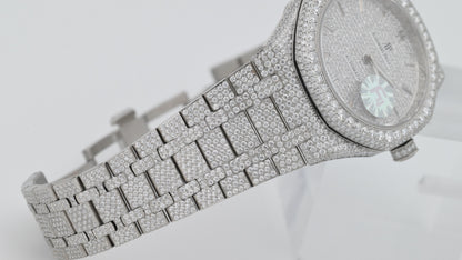Royal Oak Diamond Pavé Arabic Dial Watch