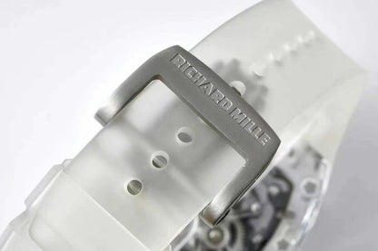 Transparent Ice Blue Skeleton Watch