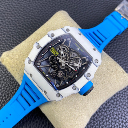 RM 35-01 Rafael Nadal Skeleton Automatic Watch White Case