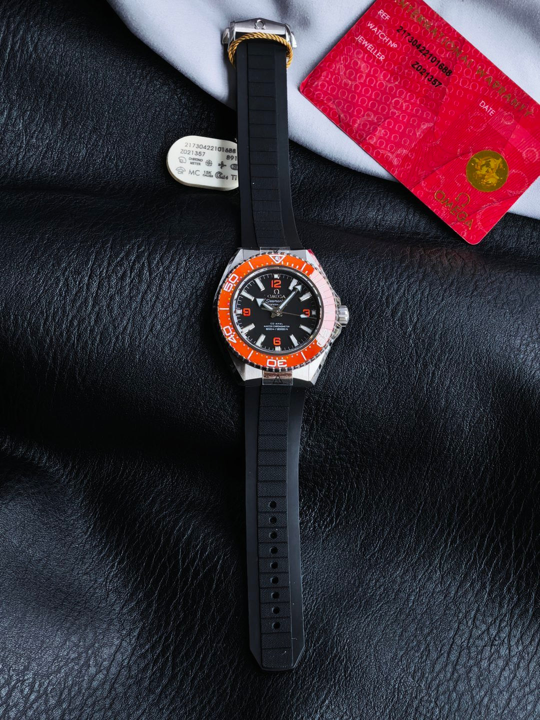 Seamaster Planet Ocean 600M Co-Axial Master Chronometer Rubber Strap