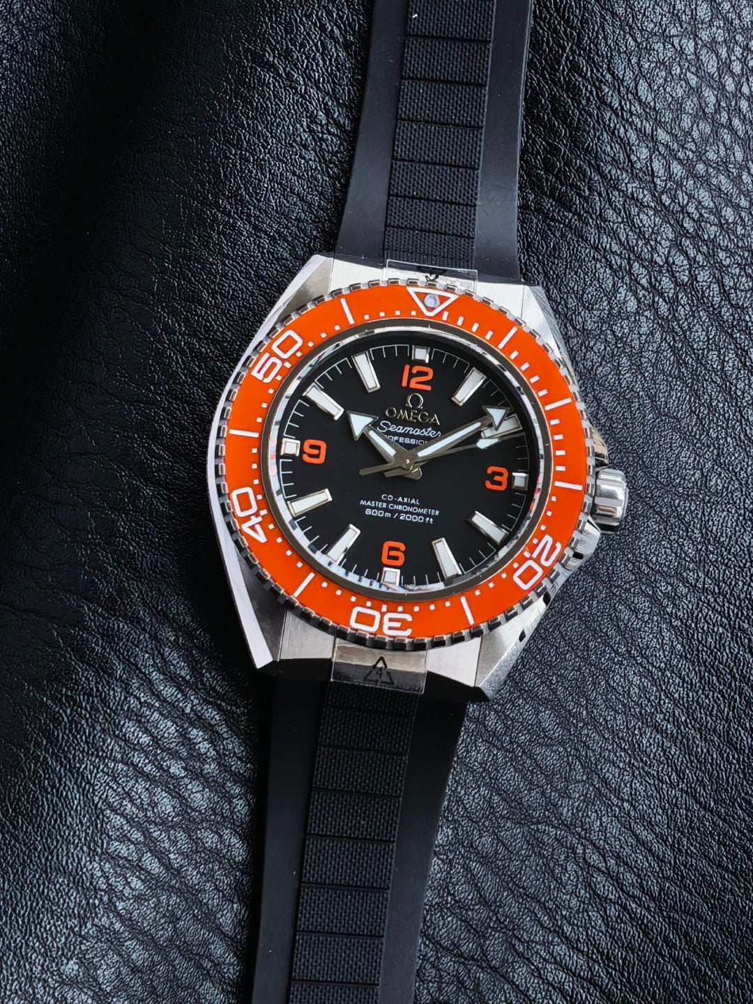 Seamaster Planet Ocean 600M Co-Axial Master Chronometer Rubber Strap