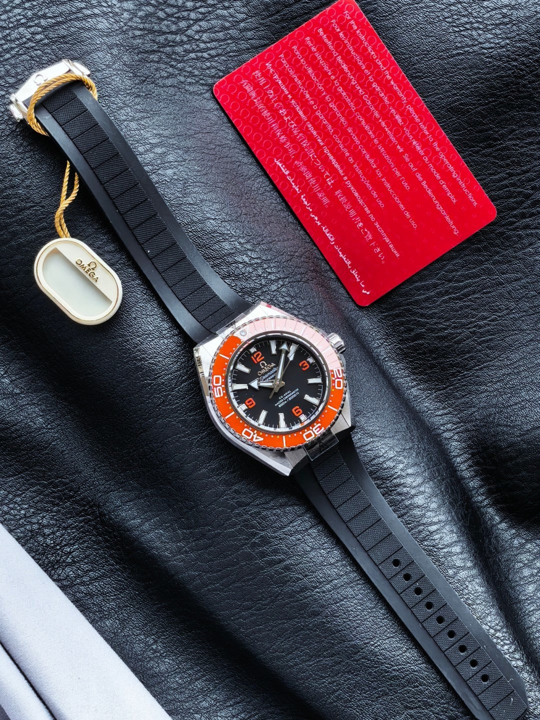 Seamaster Planet Ocean 600M Co-Axial Master Chronometer Rubber Strap