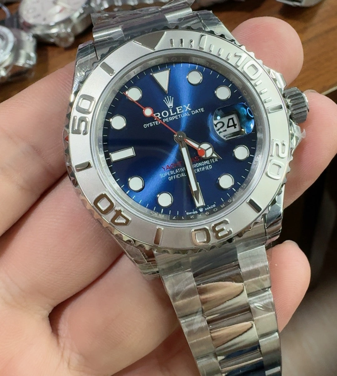 Yacht Master Rhodium