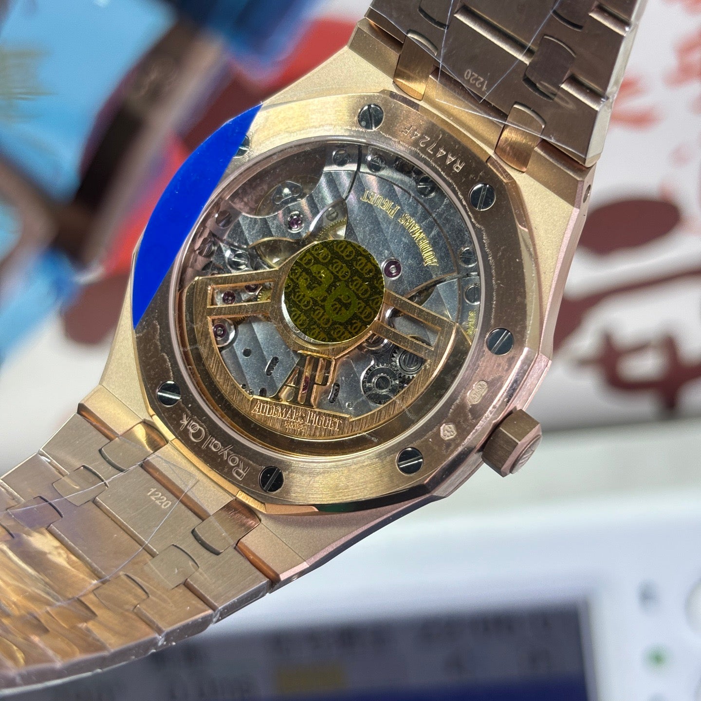Royal Oak Ice Blue Tapisserie Watch