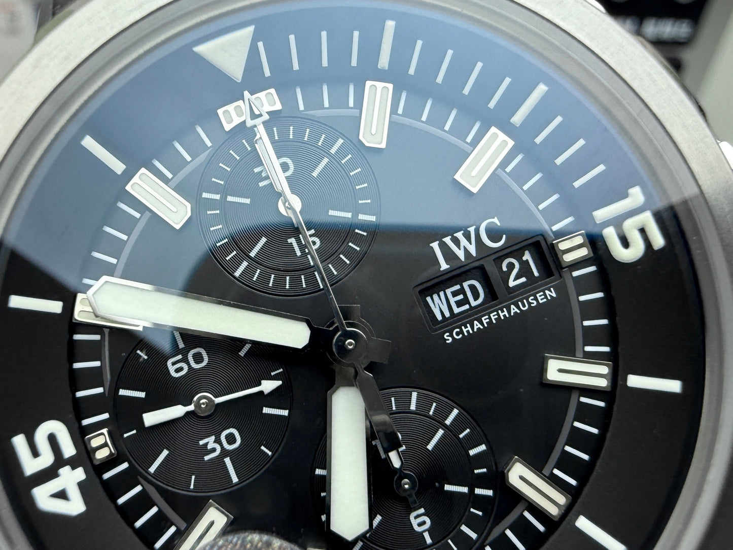 Aquatimer Blue Chronograph Day Date