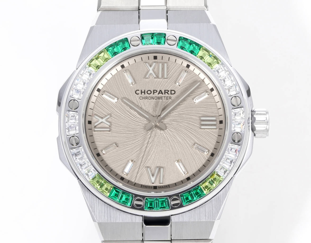 Alpine Eagle Purple Gem Bezel Gold Dial