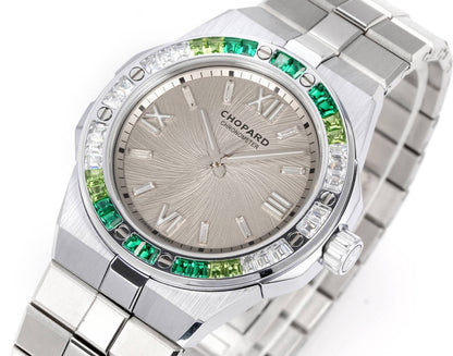 Alpine Eagle Purple Gem Bezel Gold Dial