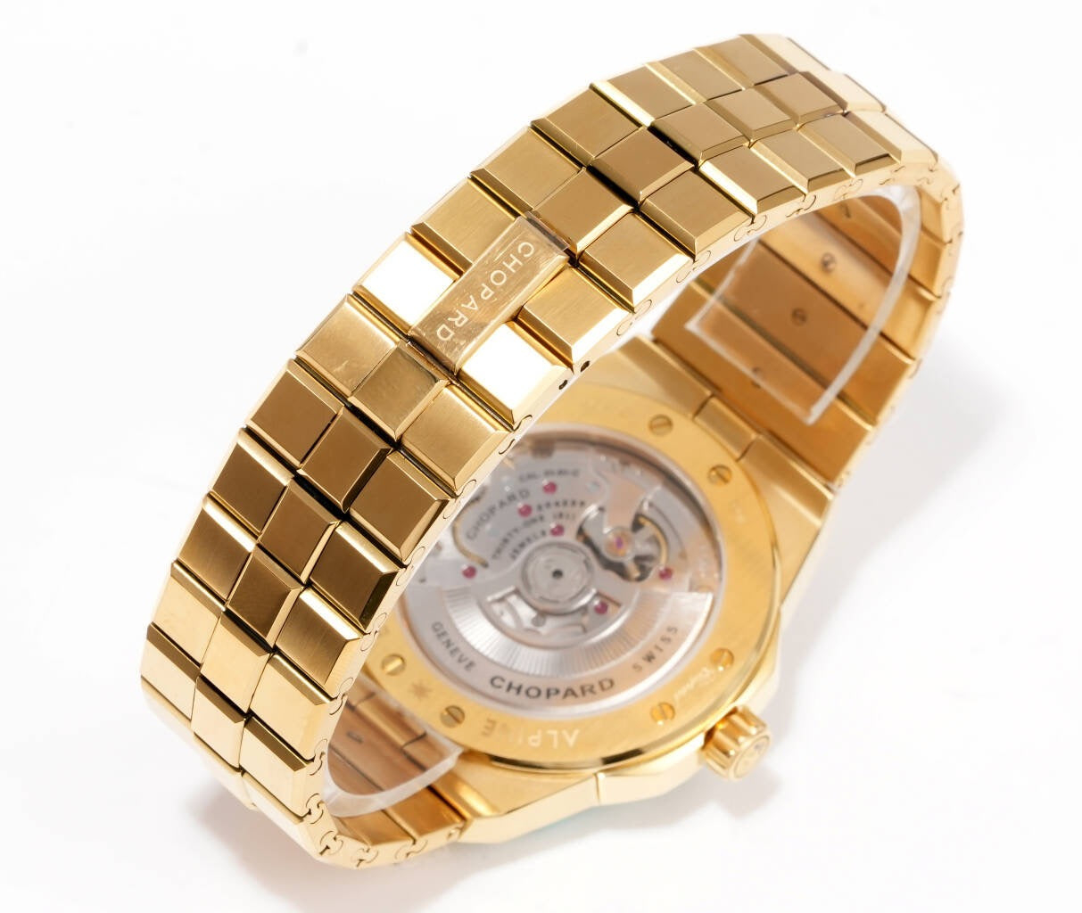 Alpine Eagle Purple Gem Bezel Gold Dial