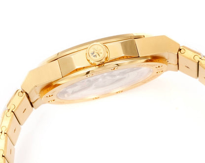 Alpine Eagle Purple Gem Bezel Gold Dial