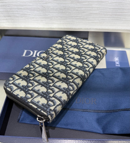 Oblique Jacquard Zipped Long