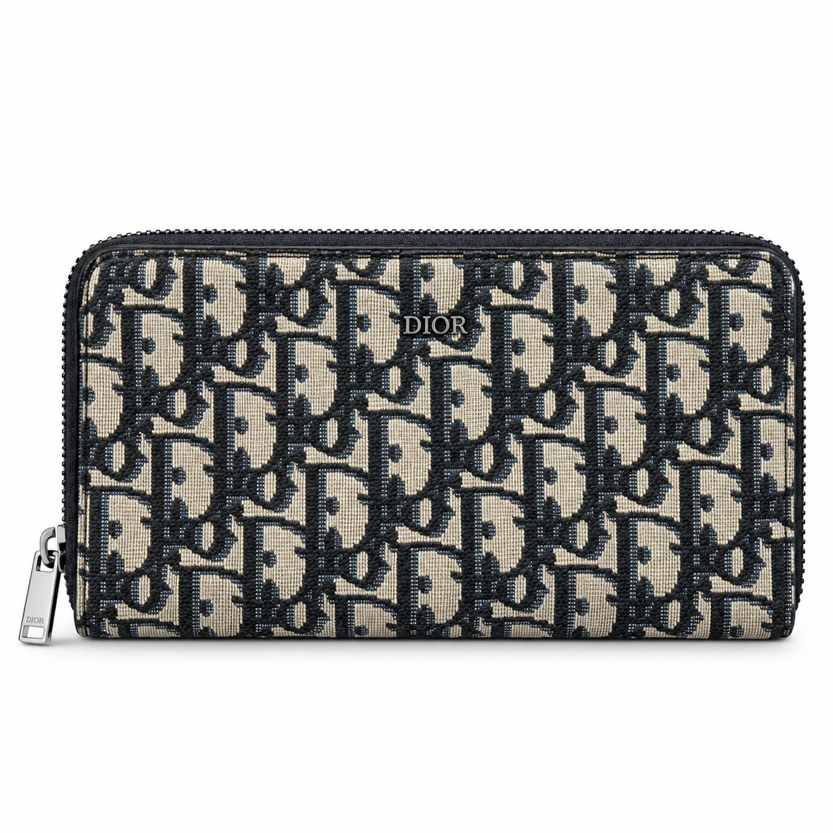 Oblique Jacquard Zipped Long