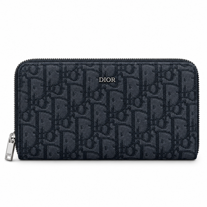 Oblique Jacquard Zipped Long