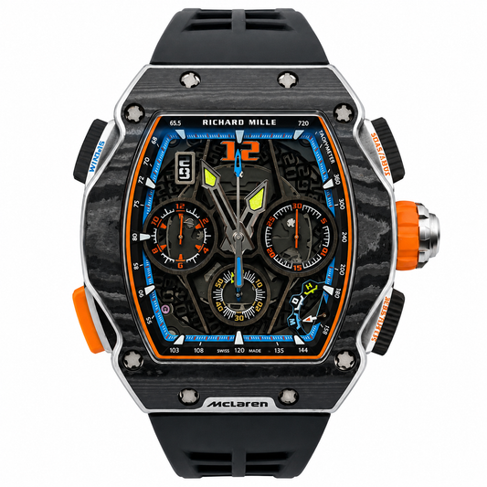 RM 11 McLaren Carbon Skeleton Chronograph Watch
