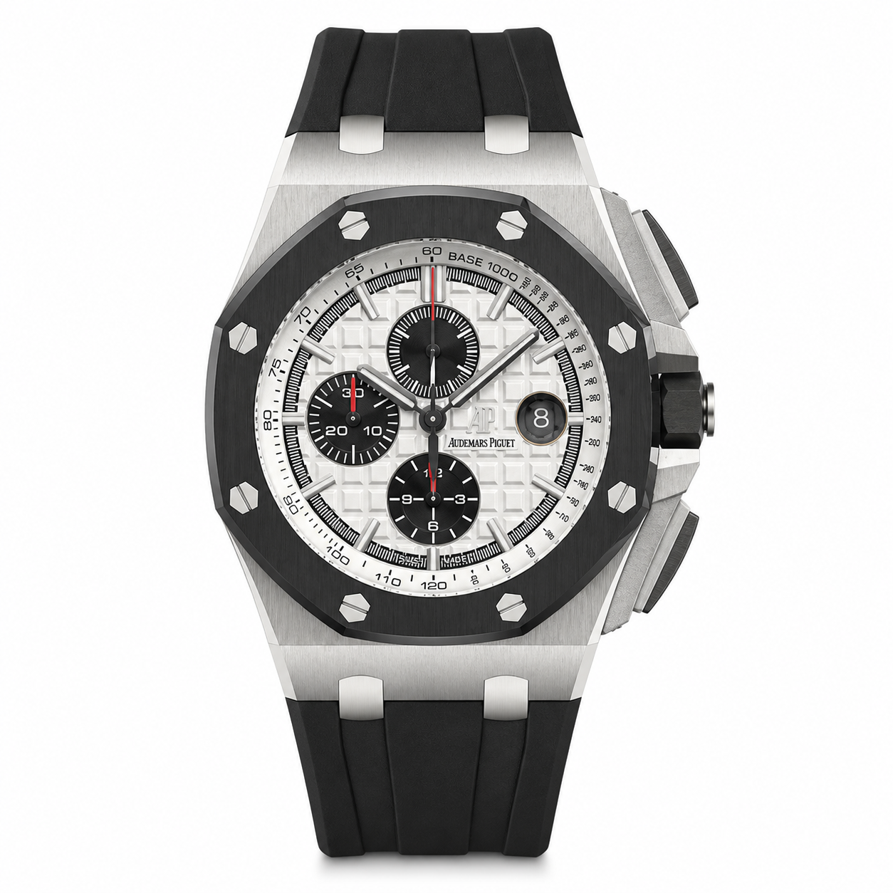 Royal Oak Offshore Chronograph 42mm Titanium Black Bezel White Dial