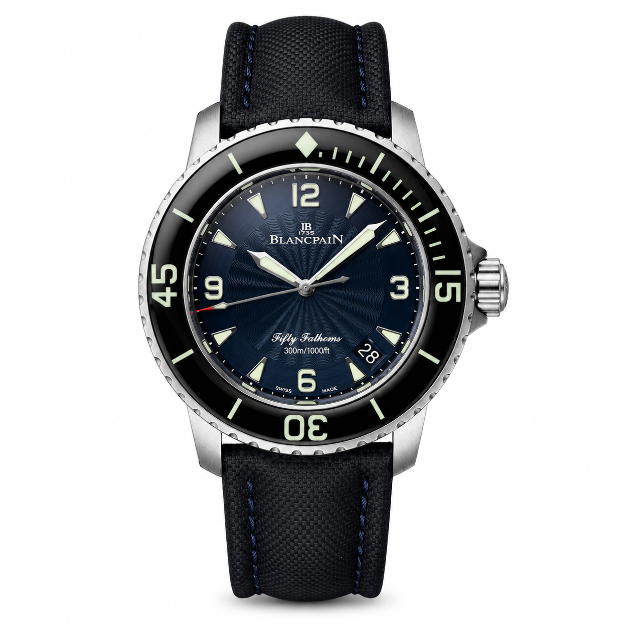 Fifty Fathoms Automatic Blue Dial Diver Watch