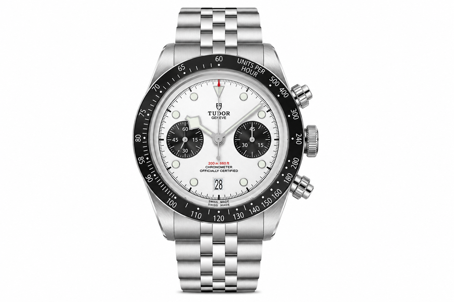 Black Bay Chrono Panda White Dial Jubilee Watch