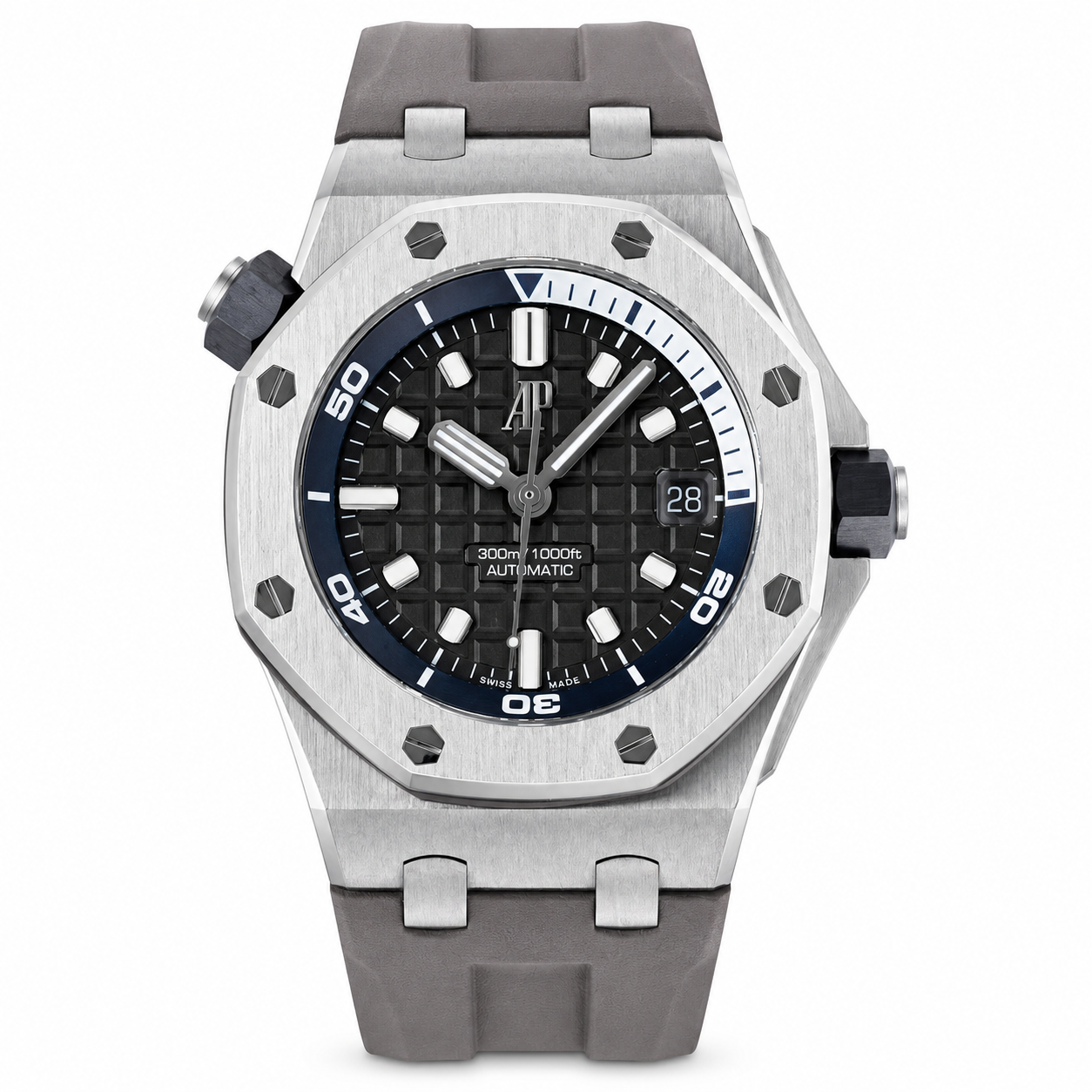 Royal Oak Offshore Diver Grey Rubber Watch