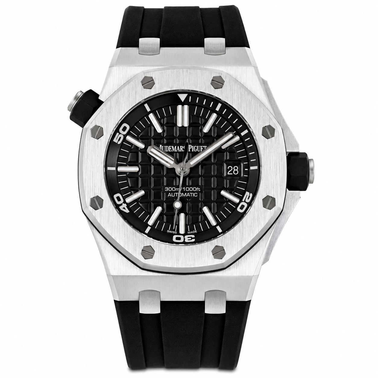 Royal Oak Offshore Diver Black Méga Tapisserie Watch