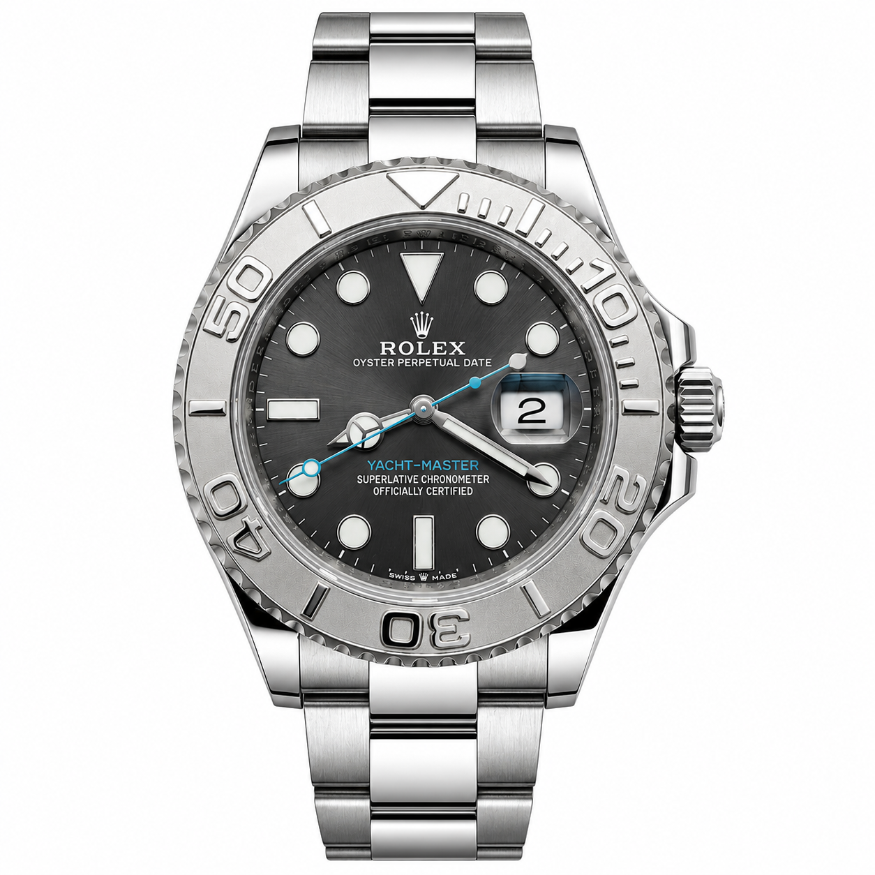 Yacht Master Rhodium