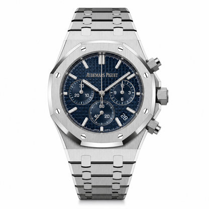 Royal Oak Chronograph Green Dial Steel Bracelet Watch