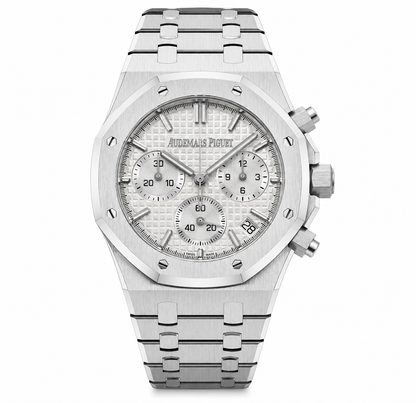 Royal Oak Chronograph Green Dial Steel Bracelet Watch