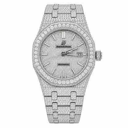 Royal Oak Diamond Pavé Arabic Dial Watch
